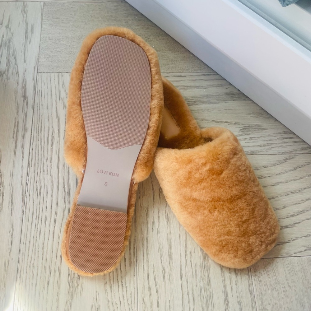 Low Kun Della slippers in Terra Cotta size 6. brand new from the Frankie Shop